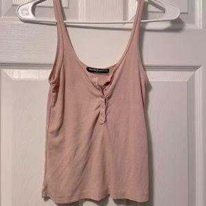 Brandy Melville Light Pink / Blush Tank Top